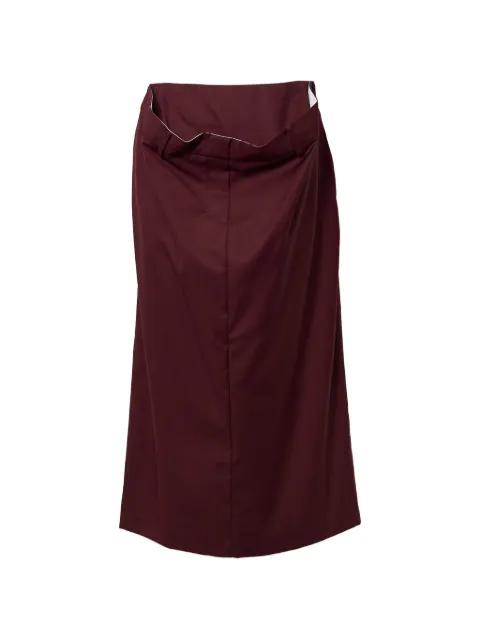 pocket midi skirt by PUSHBUTTON