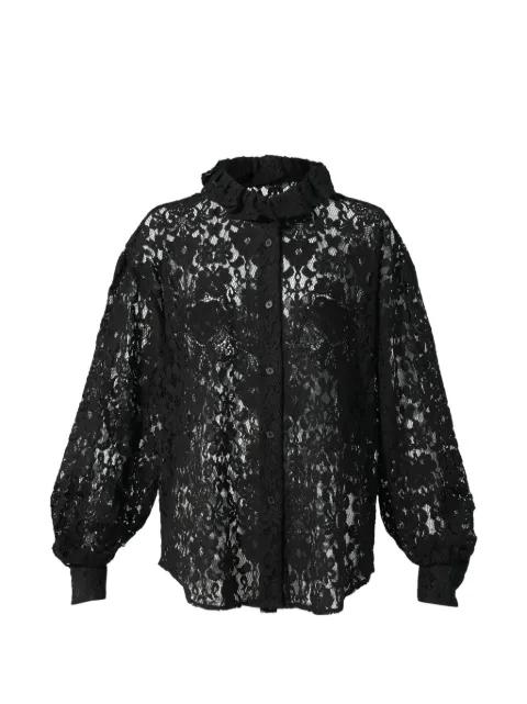 ruffled-collar lace blouse by PUSHBUTTON