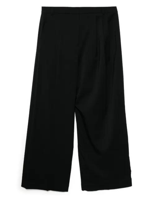 side-detailed asymmetric trousers by PUSHBUTTON