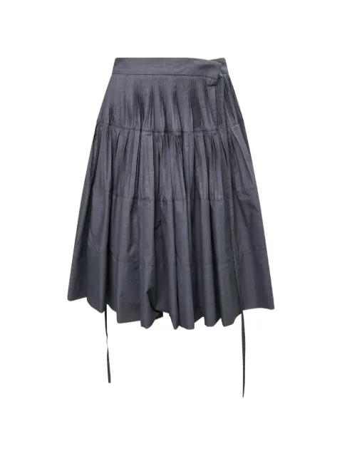 tiered pleated skirt by PUSHBUTTON