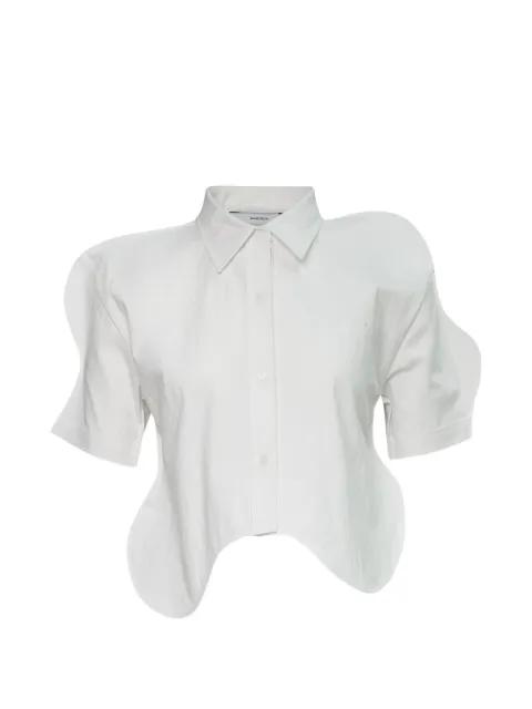 wavy-hem short-sleeve shirt by PUSHBUTTON