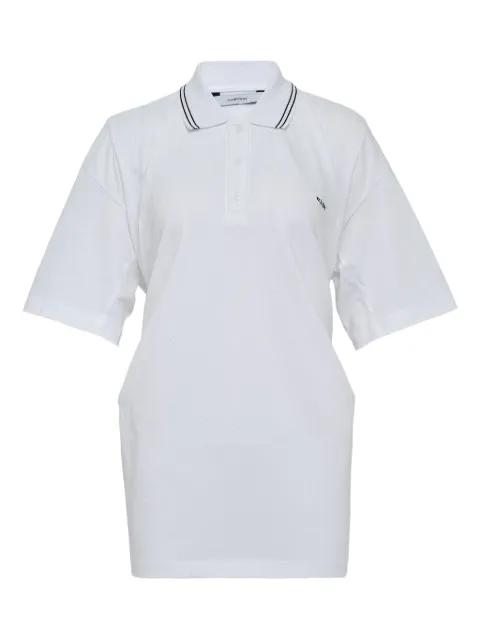 wrap-design polo top by PUSHBUTTON