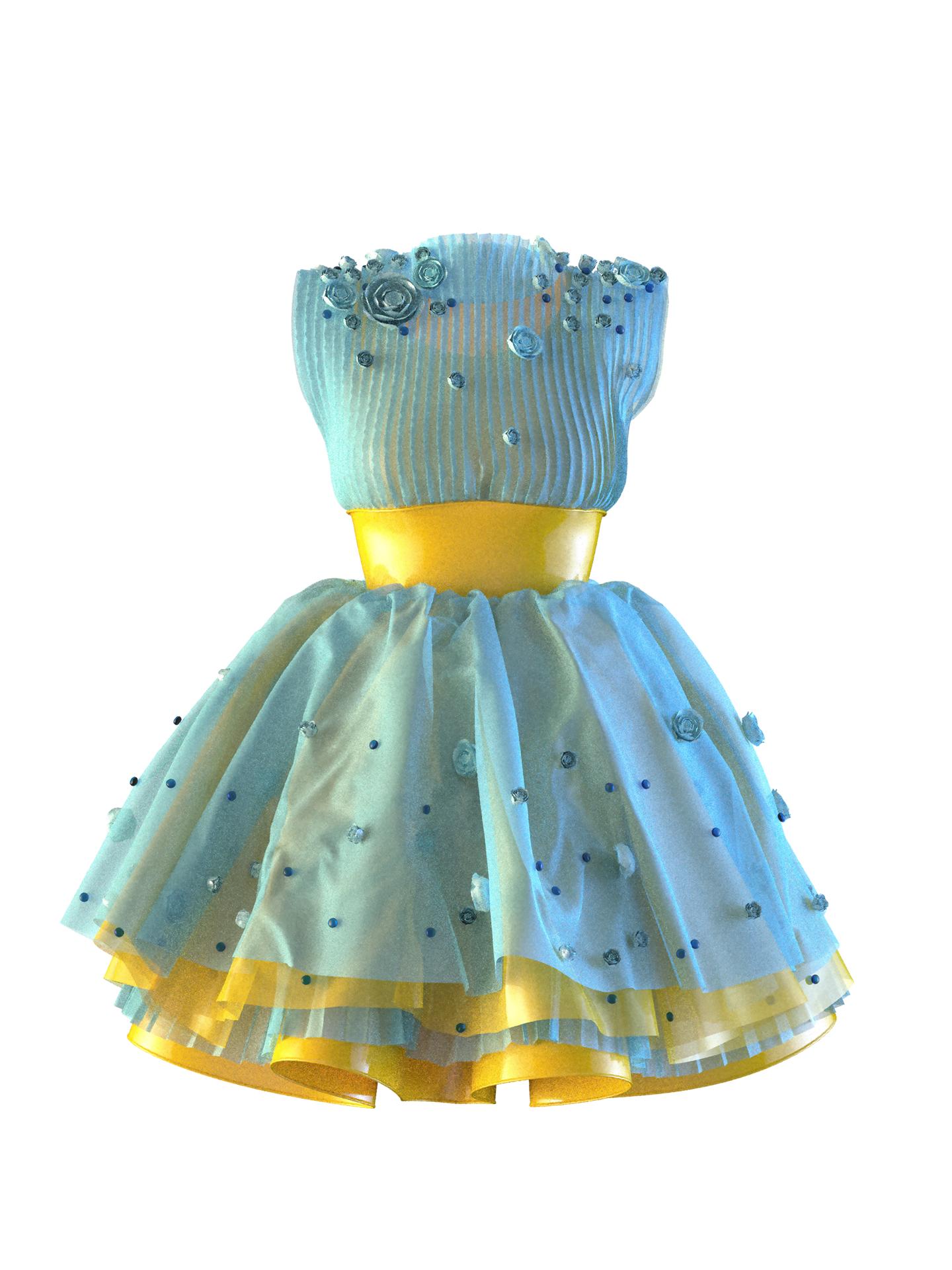 Helen Dovzhenko: Lightness Dress by PUSHKA SCHOOL