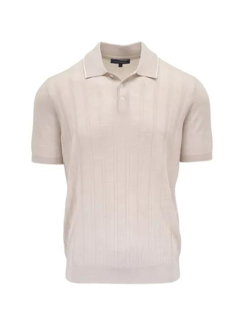 short-sleeve buttoned polo shirt by PYA