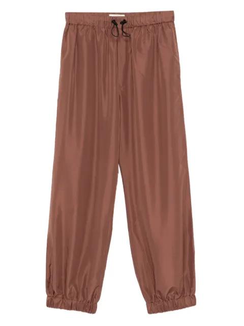 drawstring track pants by QASIMI