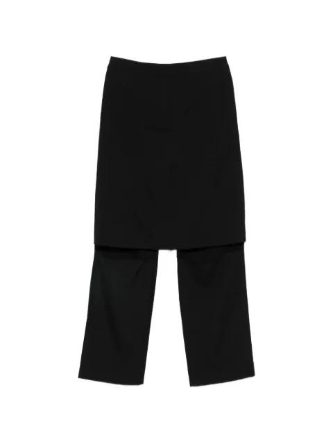 layered trousers by QASIMI