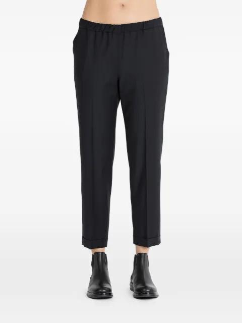 elasticated-waistband trousers by QUELLE2