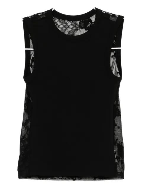 floral-lace vest by QUETSCHE