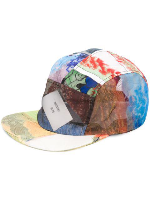 patchwork design baseball cap by QUETSCHE