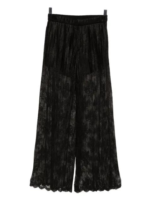 pleated lace trousers by QUETSCHE