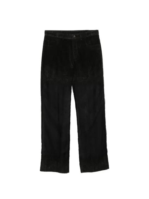 sheer-panelled trousers by QUETSCHE