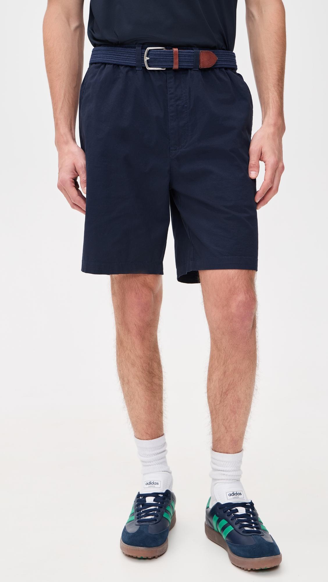 Club Twill Shorts 8" by QUIET GOLF