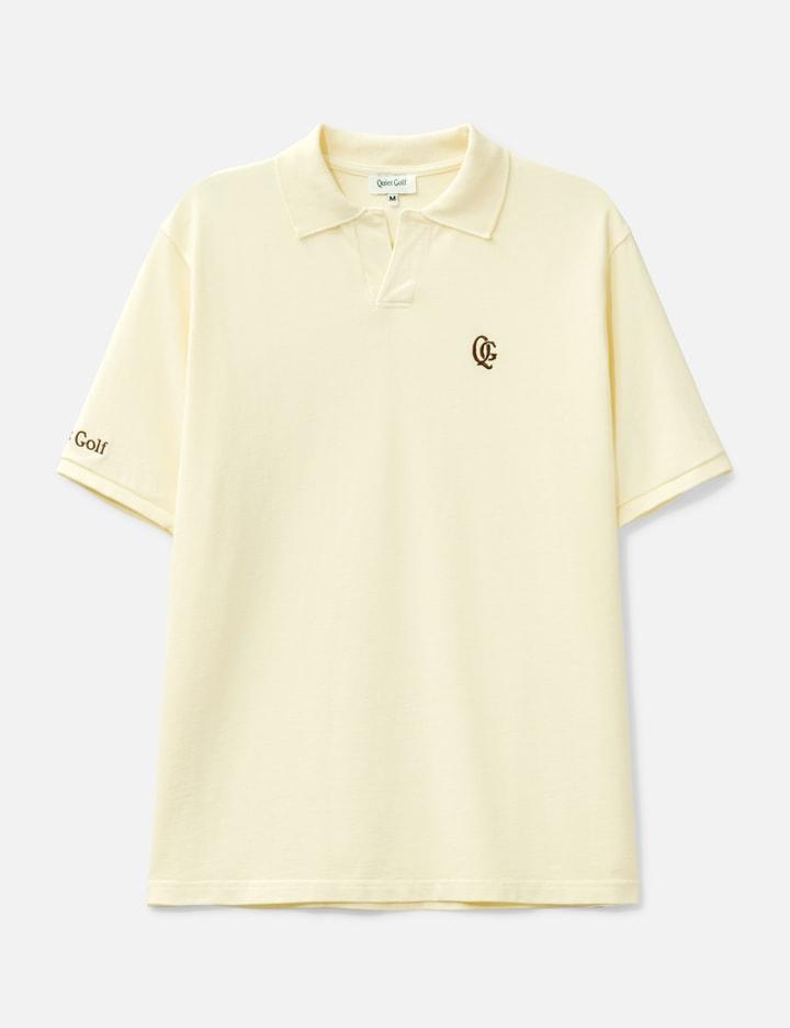 Embroidered Logo Polo by QUIET GOLF