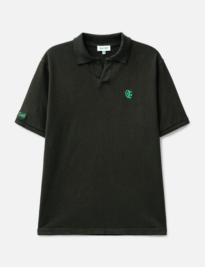 Embroidered Logo Polo by QUIET GOLF