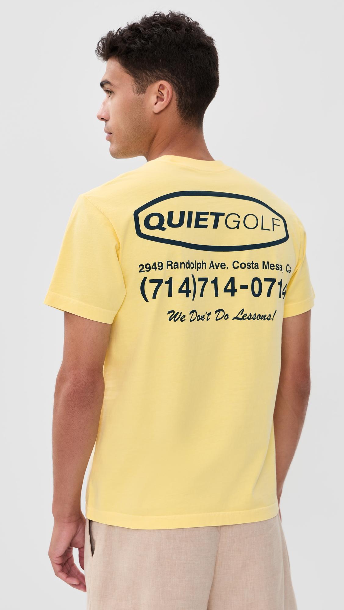 Pro Shop T-Shirt by QUIET GOLF