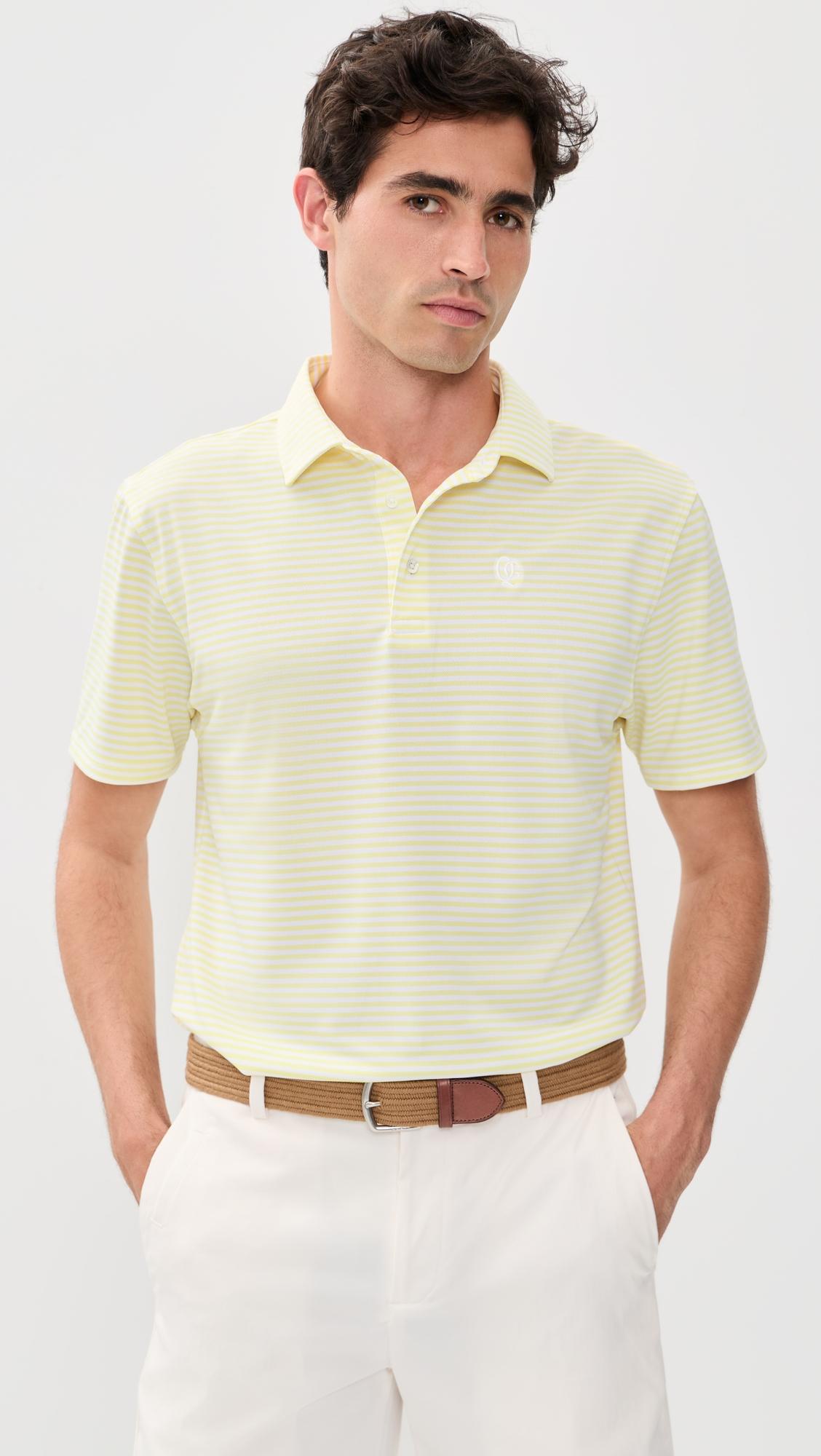 Randoplh Striped Polo by QUIET GOLF