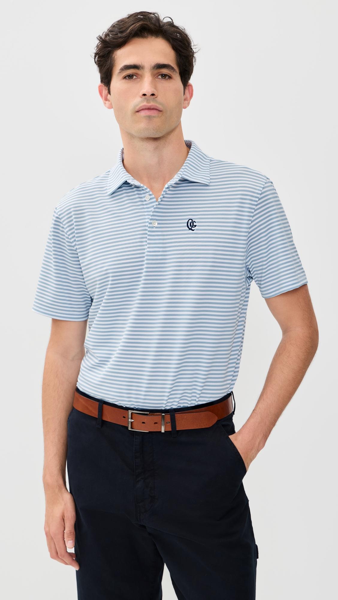 Randoplh Striped Polo by QUIET GOLF