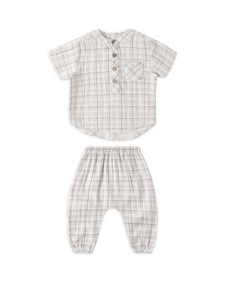 Boys' Jaxon Plaid Shirt & Pants Set - Baby by QUINCY MAE