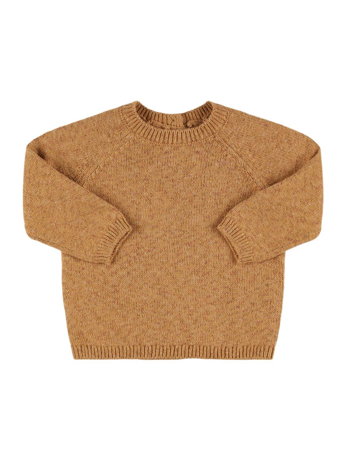 Cotton Knit Sweater by QUINCY MAE