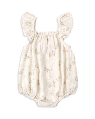Girls' Bonnie Unicorn Print Romper - Baby by QUINCY MAE