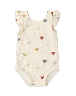 Girls' Confetti Hearts Scoop Back One Piece Swimsuit - Baby by QUINCY MAE