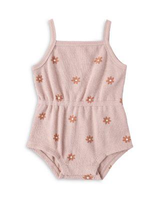 Girls' Daisy Waffled Cinch Romper - Baby by QUINCY MAE