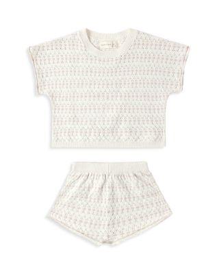 Girls' Relaxed Knit Top & Short Set - Baby by QUINCY MAE