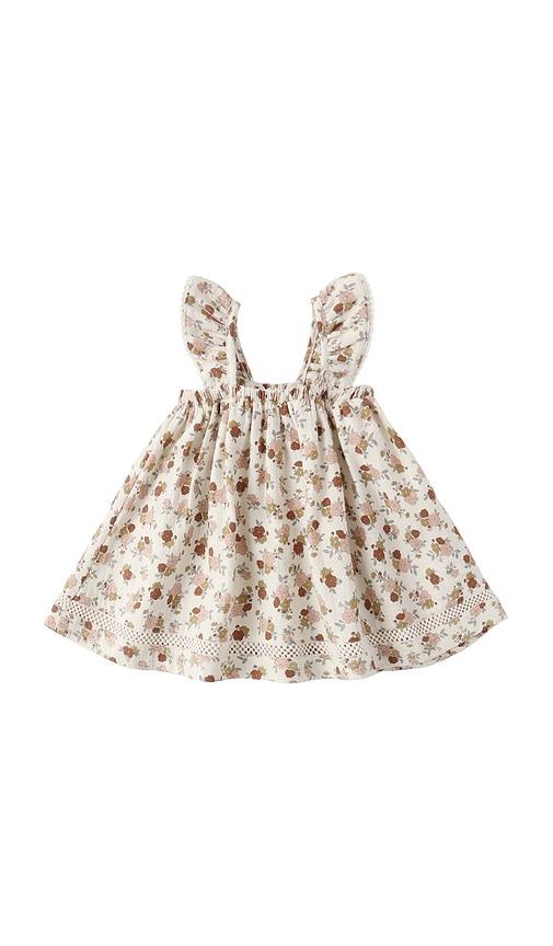 QUINCY MAE Ruffle Tank Dress in White by QUINCY MAE