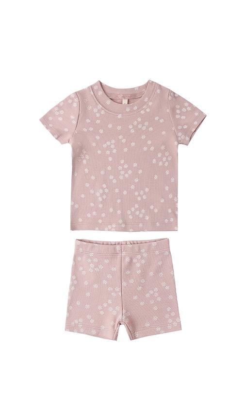 QUINCY MAE Summer Pajama Set in Mauve by QUINCY MAE