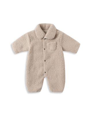 Unisex Reversible Faux Sherpa Jumpsuit - Baby by QUINCY MAE Unisex Reversible Faux Sherpa Jumpsuit - Baby by QUINCY MAE