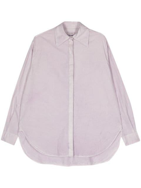 crinkled cotton shirt by QUIRA