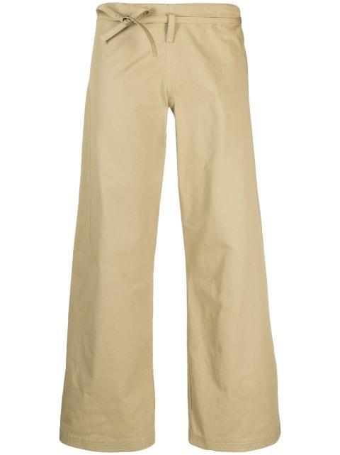 low-rise cropped trousers by QUIRA