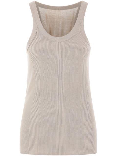 ribbed-knit tank top by QUIRA