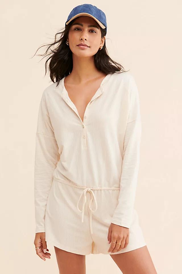 RAHI Henley Romper by R AH I | FREE PEOPLE
