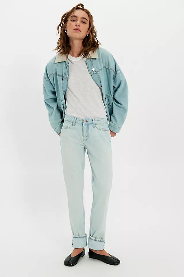 RE/DONE The Snatch Back Straight-Leg Jeans by R E/D ON E | FREE PEOPLE
