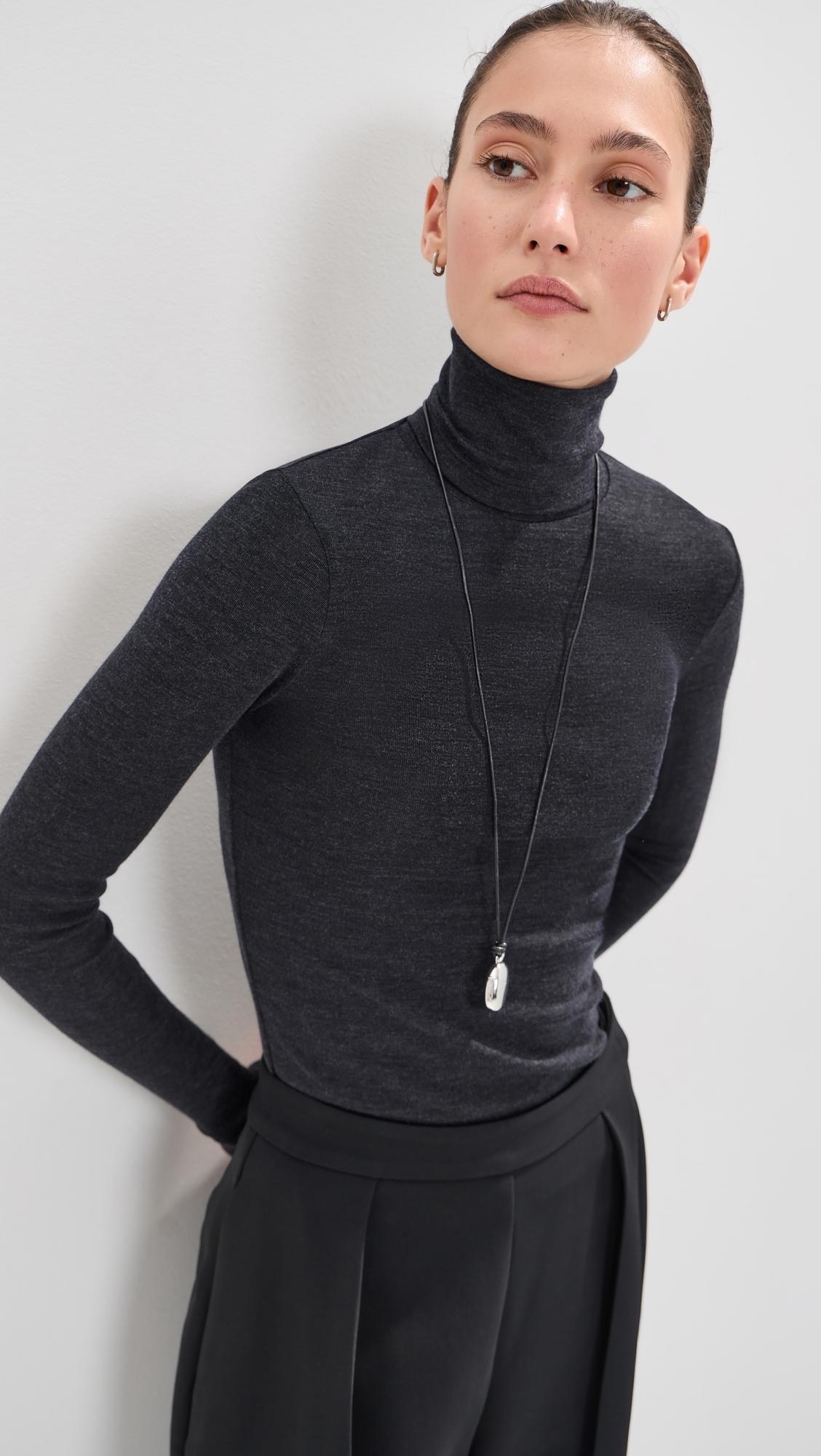 Fine Merino Turtleneck Top by RÓHE