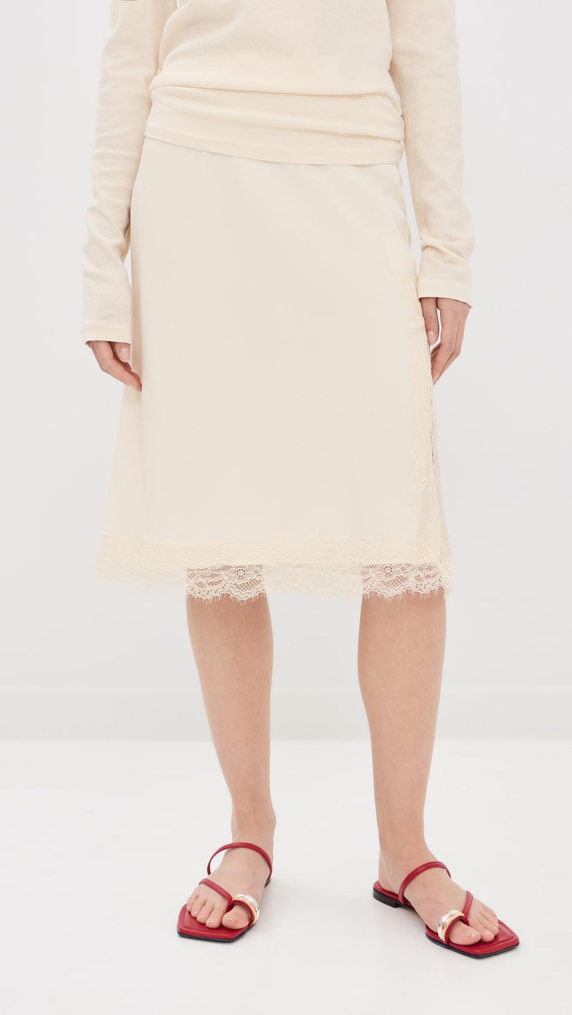 Lace Slip Skirt by RÓHE