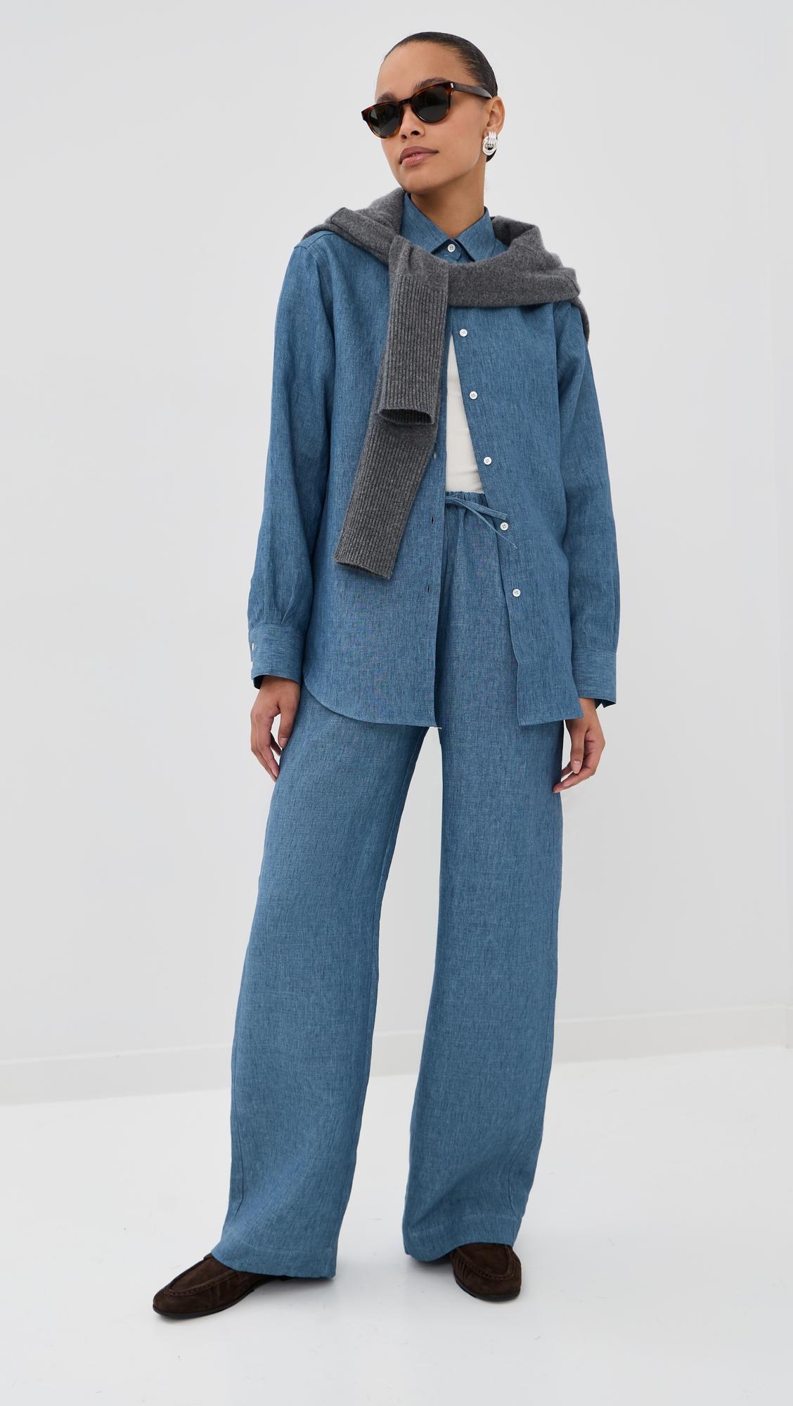 Relaxed Linen Trousers by RÓHE