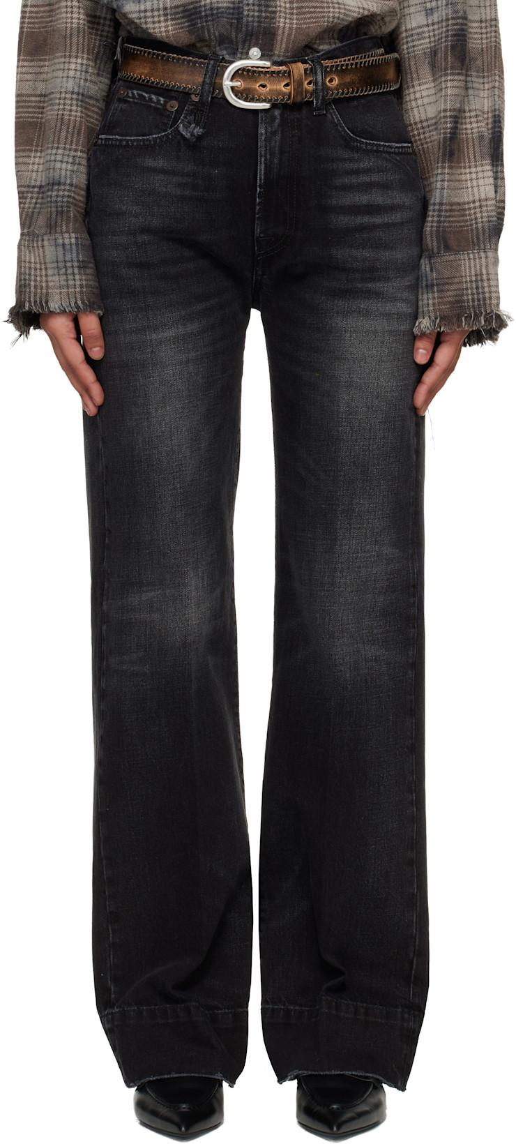 Black Pauline Jeans by R13