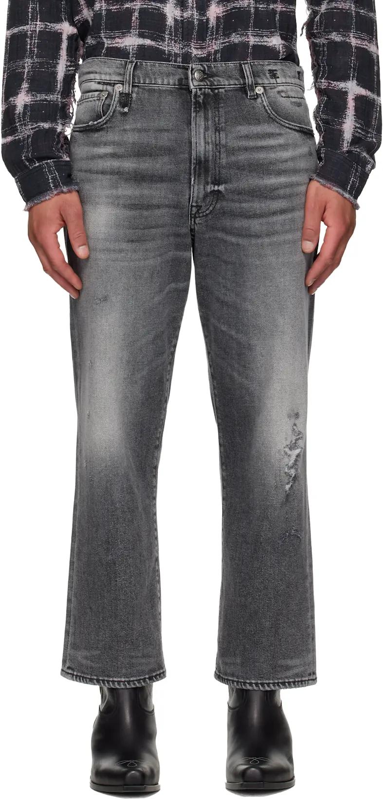 Black X-Boyfriend Jeans by R13