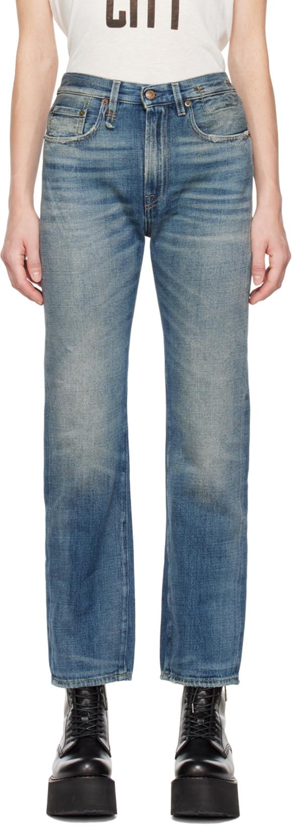 Blue Courtney Slim Jeans by R13