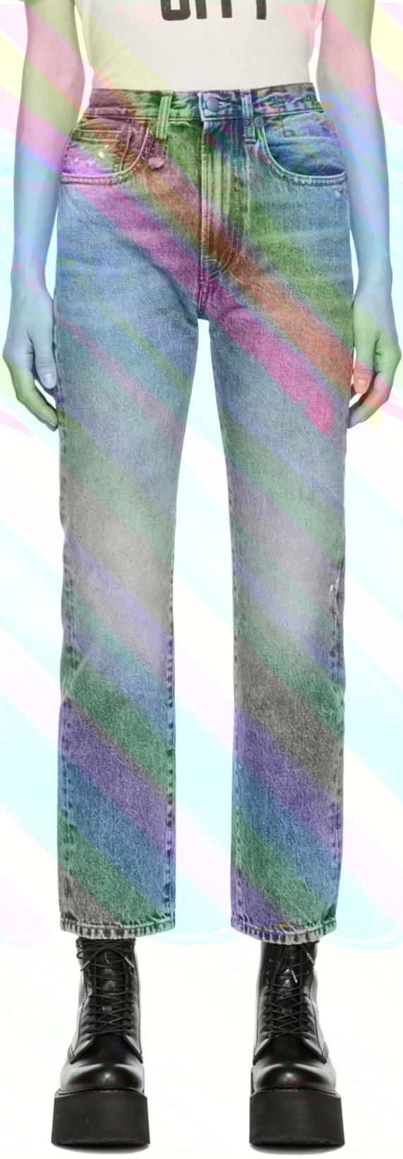 Blue Courtney Slim Jeans by R13