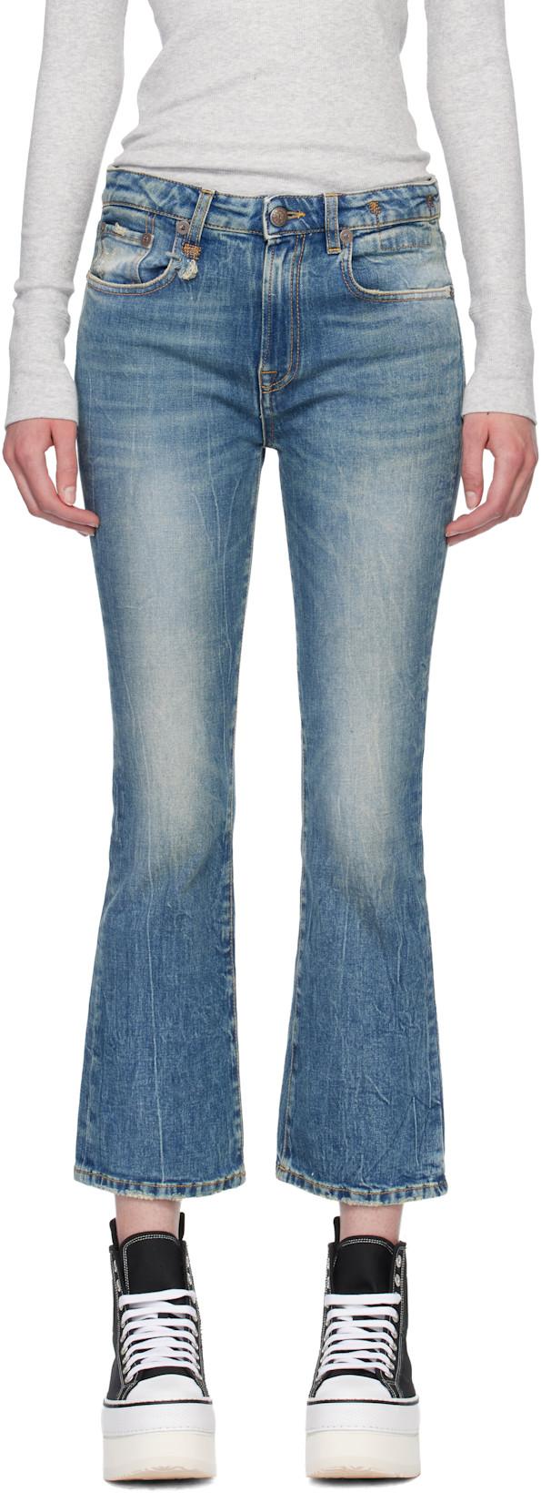 Blue Kick Fit Jeans by R13