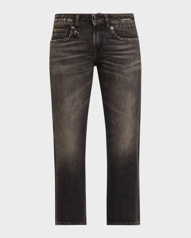 Boy Straight Ankle Jeans by R13
