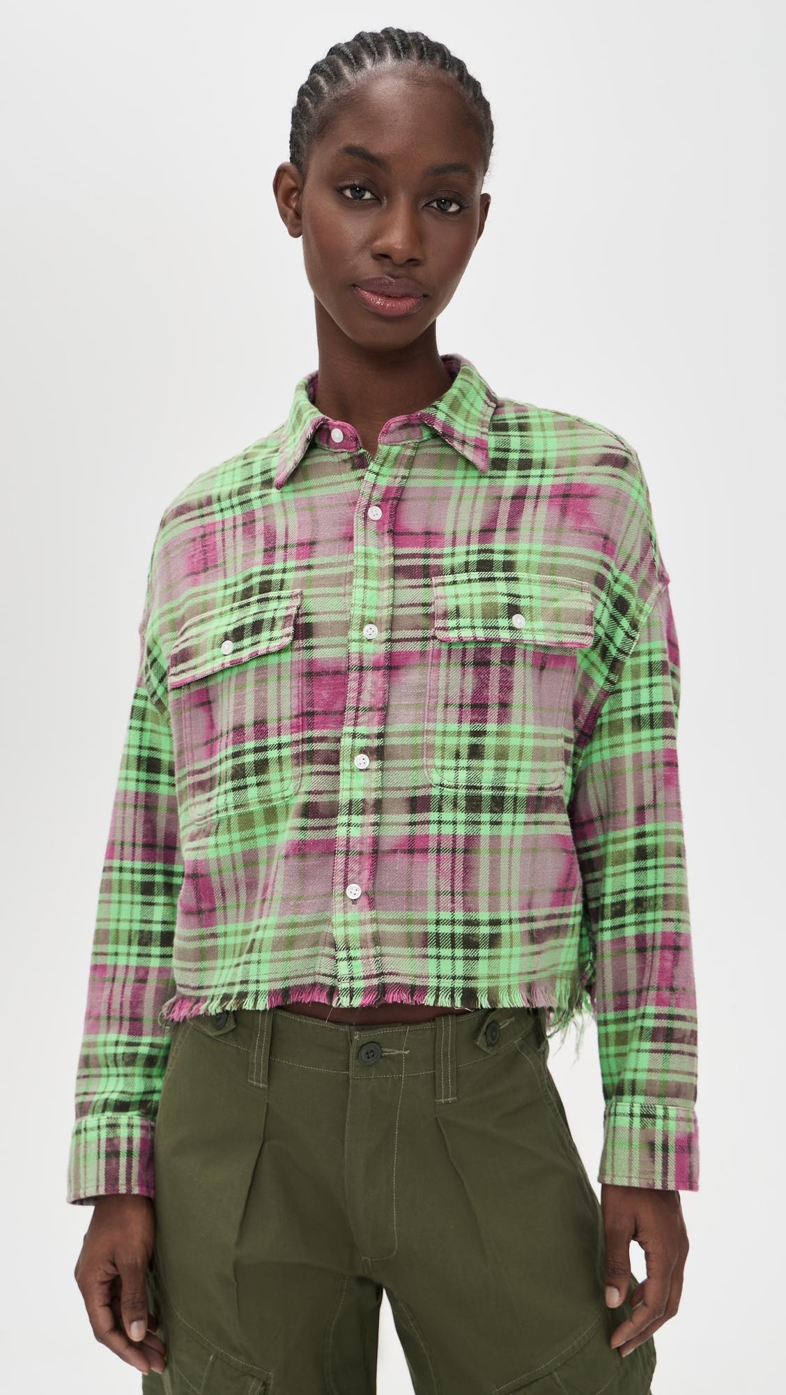 Cropped Work Shirt by R13
