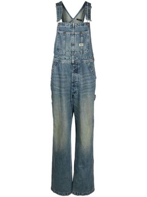 D'arcy denim dungarees by R13