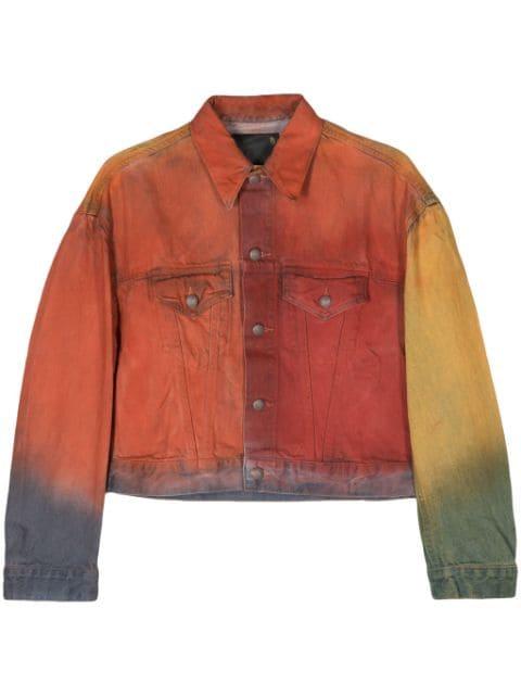 Eli cropped denim jacket by R13