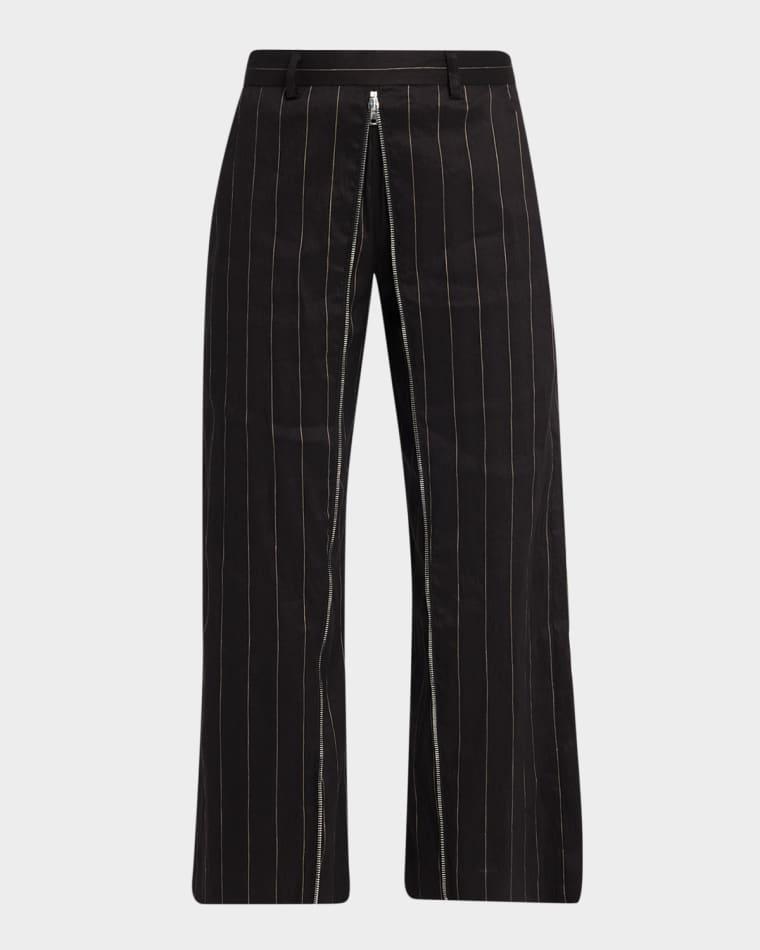 Front Zip Cropped Trousers by R13