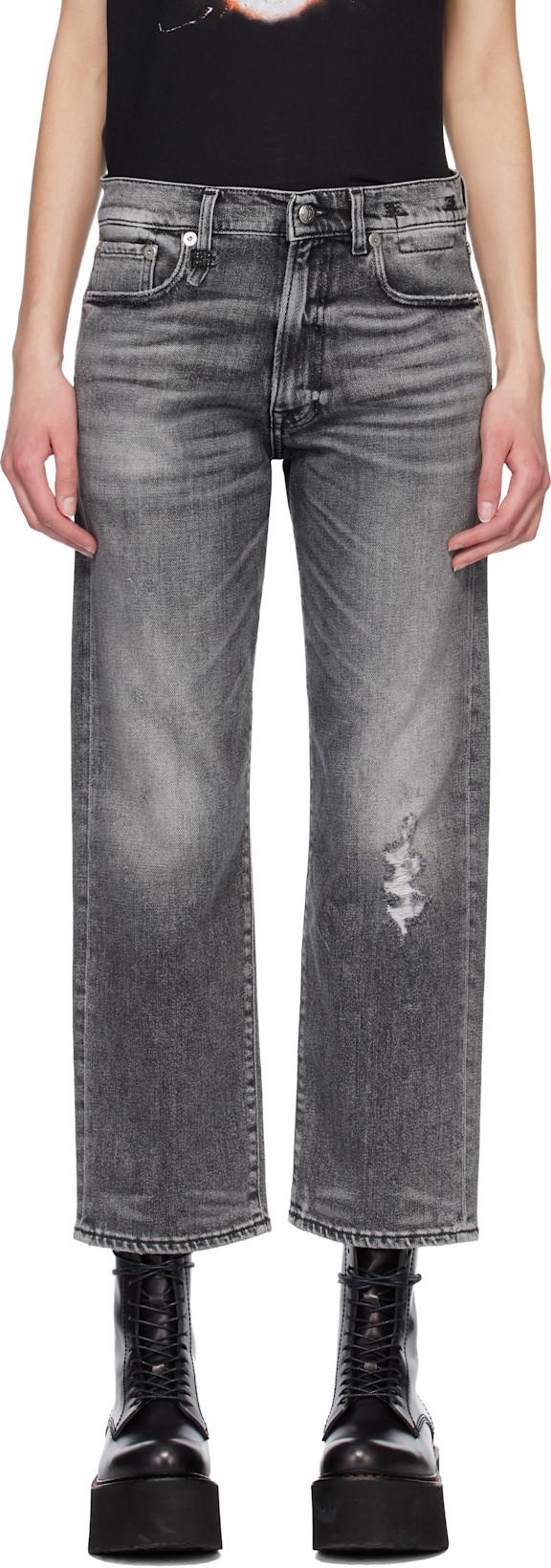 Gray Boyfriend Jeans by R13