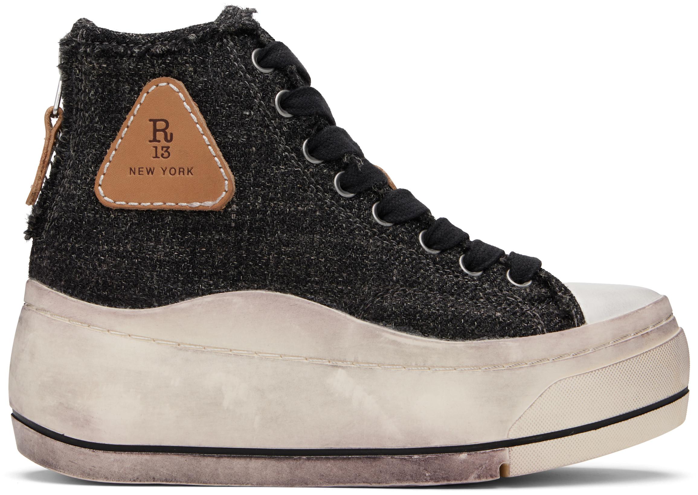 Gray Kurt High Top Sneakers by R13